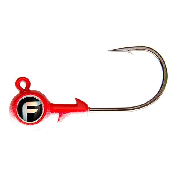 Fathom Bug Eye Jig Head 1/4 Ounces - 4 pack - Bulluna.com