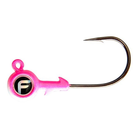 Fathom Bug Eye Jig Head 1/4 Ounces - 4 pack - Bulluna.com