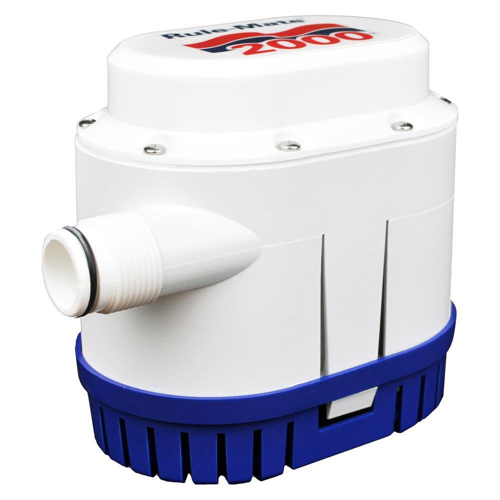 Rule Rule-Mate 2000 GPH Fully Automated Bilge Pump - 12V [RM2000A] - Bulluna.com