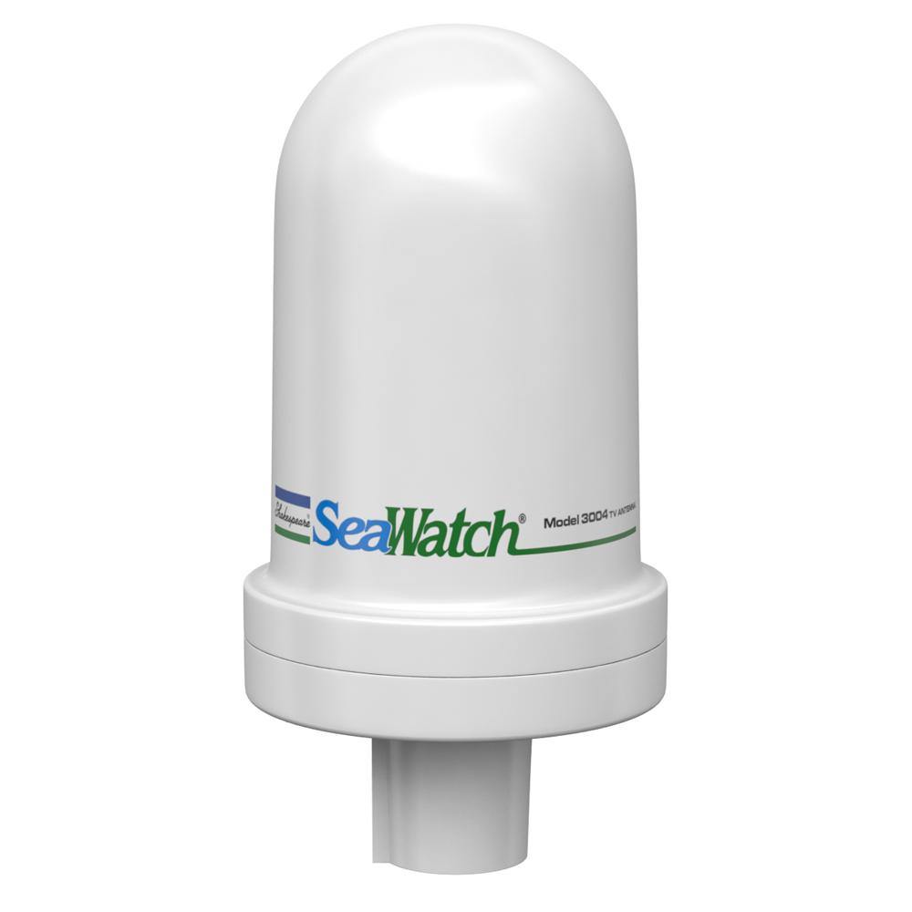 Shakespeare SeaWatch 4" Marine TV Antenna - 12VDC - 110VAC [3004] - Bulluna.com