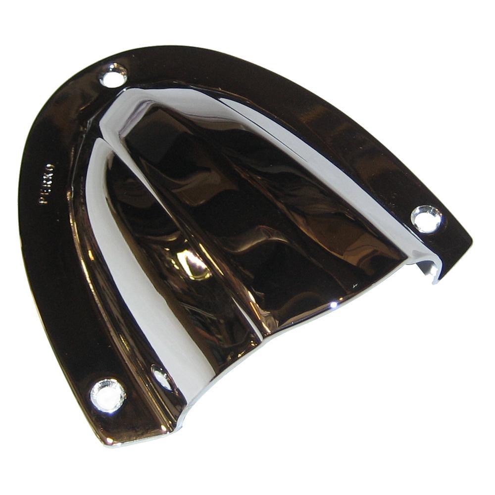 Perko Clam Shell Ventilator - Chrome Plated Brass - 4" x 3-3/4" [0339DP0CHR] - Bulluna.com