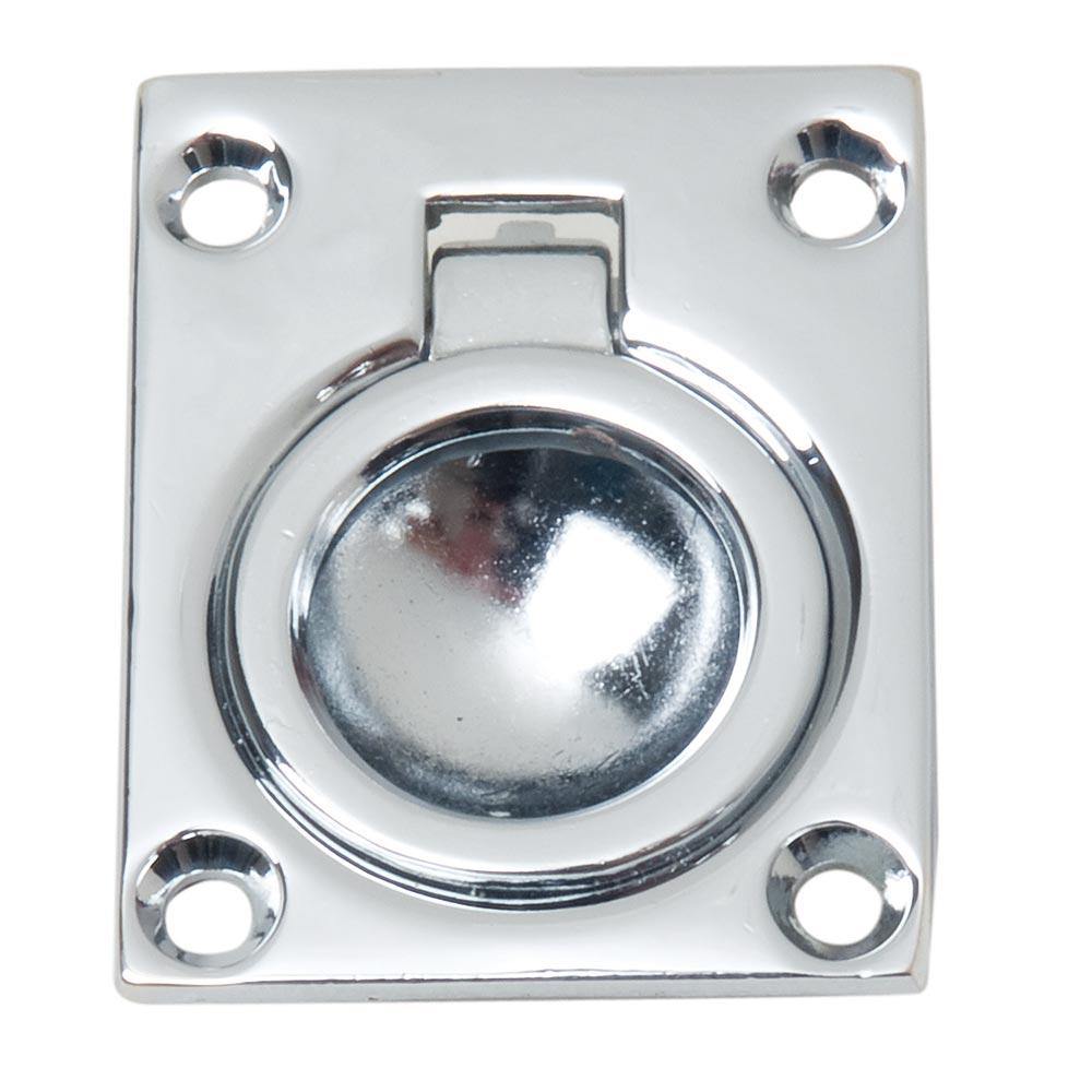 Perko Flush Ring Pull - Chrome Plated Zinc [0841DP0CHR] - Bulluna.com