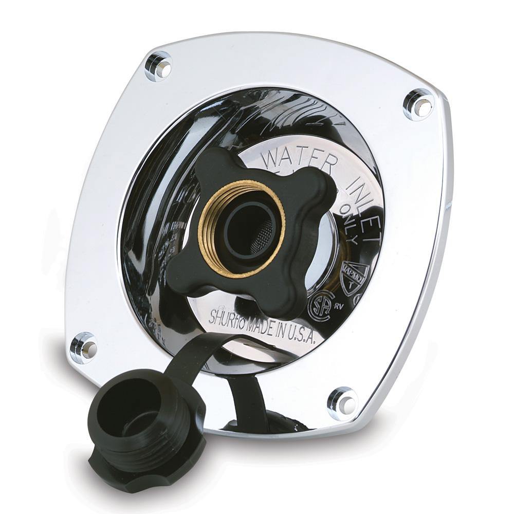 Shurflo by Pentair Pressure Reducing City Water Entry - Wall Mount - Chrome [183-029-14] - Bulluna.com