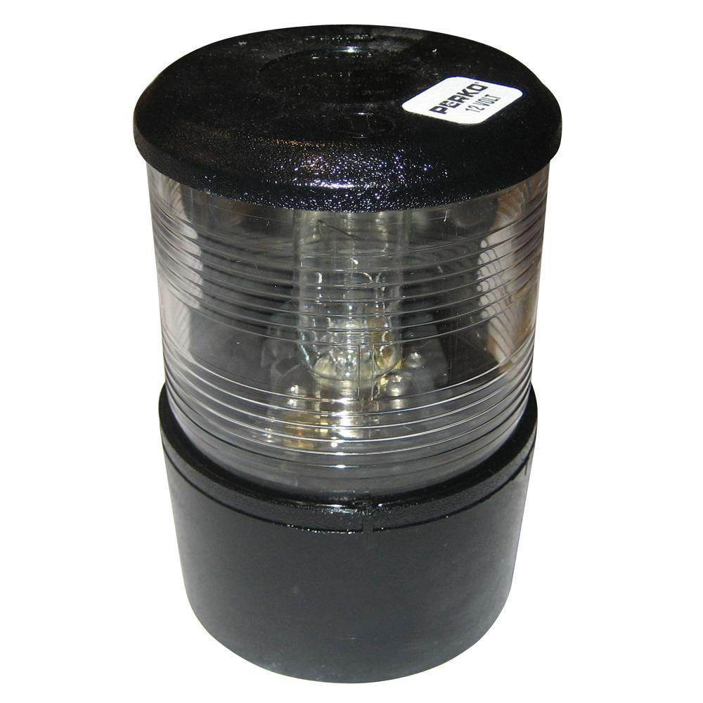 Perko Masthead Light f/Sail or Power Less Than 20M - 12VDC - Black Base Mount/White Light [0200MB0DP1] - Bulluna.com