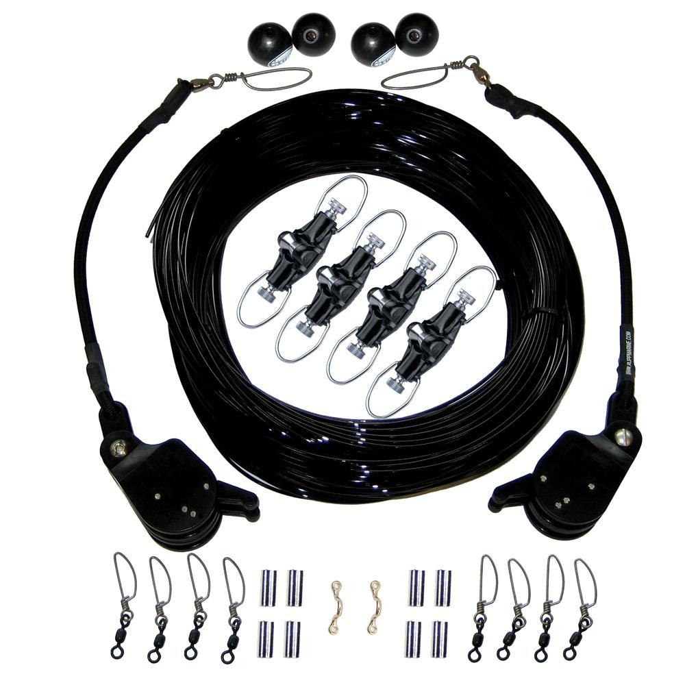 Rupp Double Rigging Kit w/Lok-Ups & Nok-Outs - 260' Black Mono [CA-0175-MO] - Bulluna.com