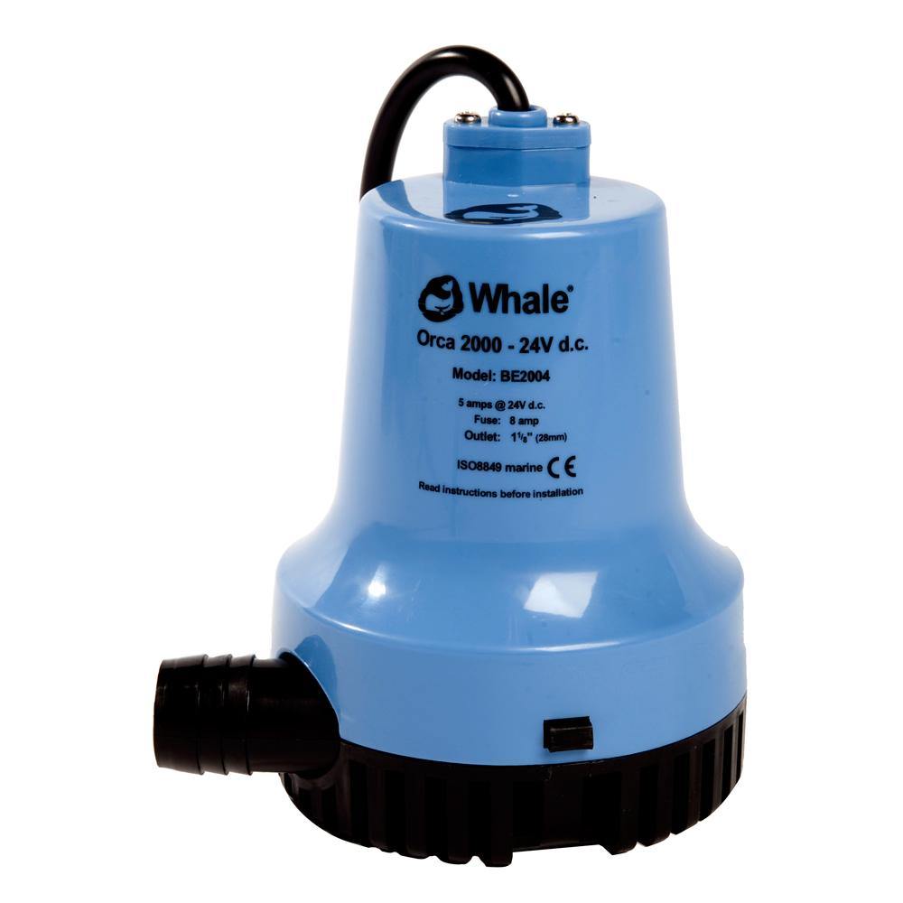 Whale Orca 2000 GPH Submersible Bilge Pump 12V [BE2002] - Bulluna.com