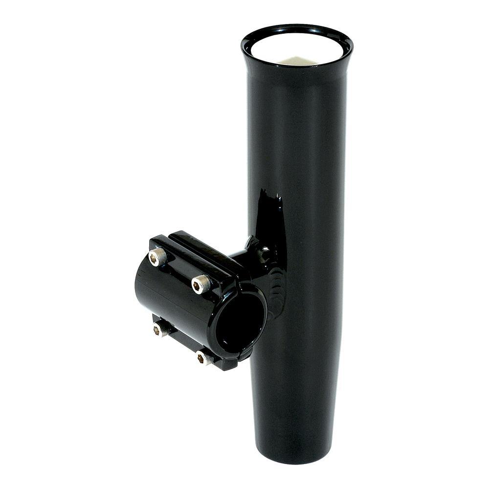 Lee's Clamp-On Rod Holder - Black Aluminum - Horizontal Mount - Fits 1.660" O.D. Pipe [RA5203BK] - Bulluna.com