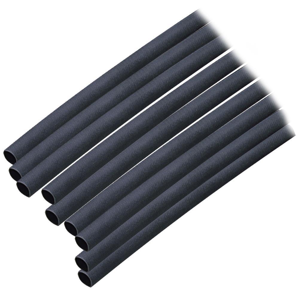 Ancor Adhesive Lined Heat Shrink Tubing (ALT) - 3/16" x 6" - 10-Pack - Black [302106] - Bulluna.com