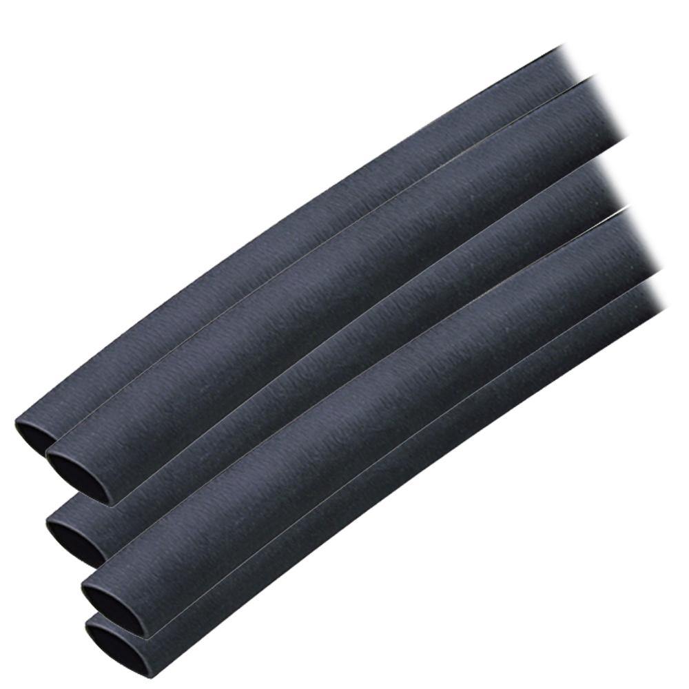 Ancor Adhesive Lined Heat Shrink Tubing (ALT) - 3/8" x 12" - 5-Pack - Black [304124] - Bulluna.com