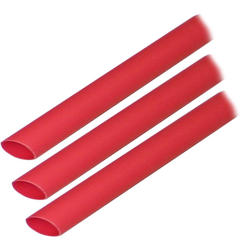 Ancor Adhesive Lined Heat Shrink Tubing (ALT) - 3/8" x 3" - 3-Pack - Red [304603] - Bulluna.com