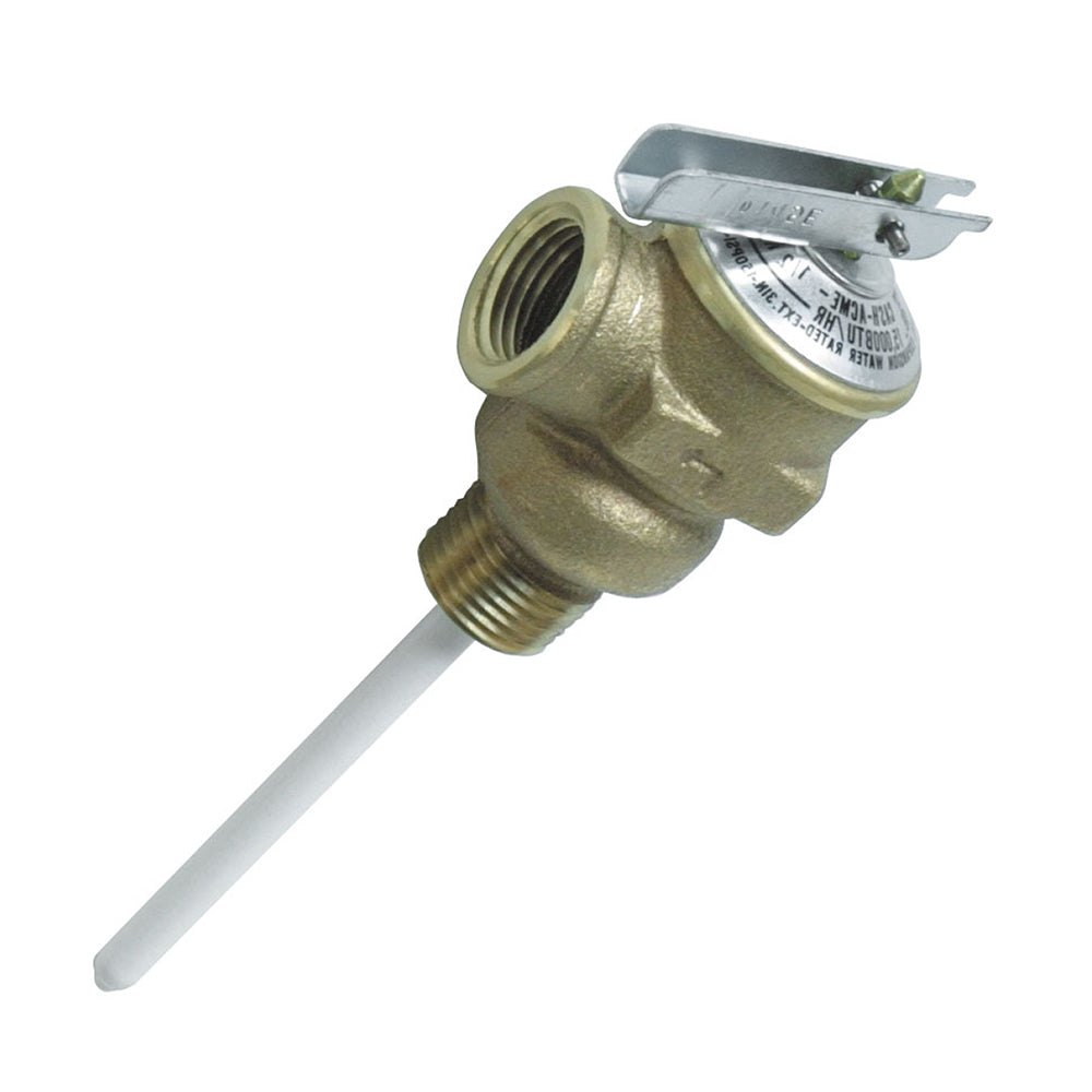 Camco Temperature & Pressure Relief Valve - 1/2" Valve w/4" Probe [10423] - Bulluna.com