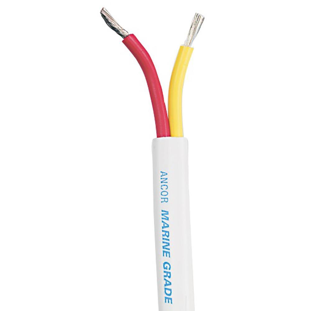 Ancor Safety Duplex Cable - 10/2 AWG - Red/Yellow - Flat - 25' [124102] - Bulluna.com