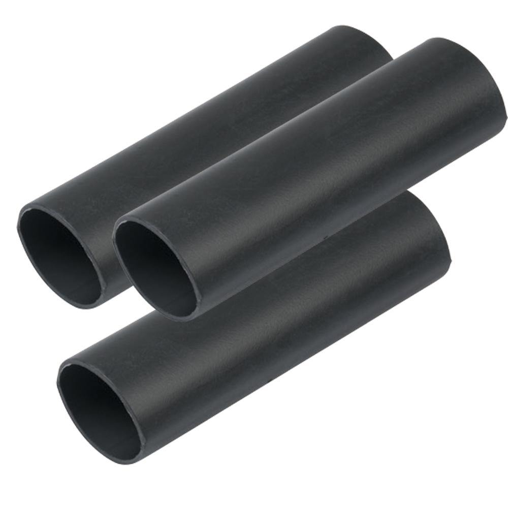 Ancor Heavy Wall Heat Shrink Tubing - 3/4" x 3" - 3-Pack - Black [326103] - Bulluna.com