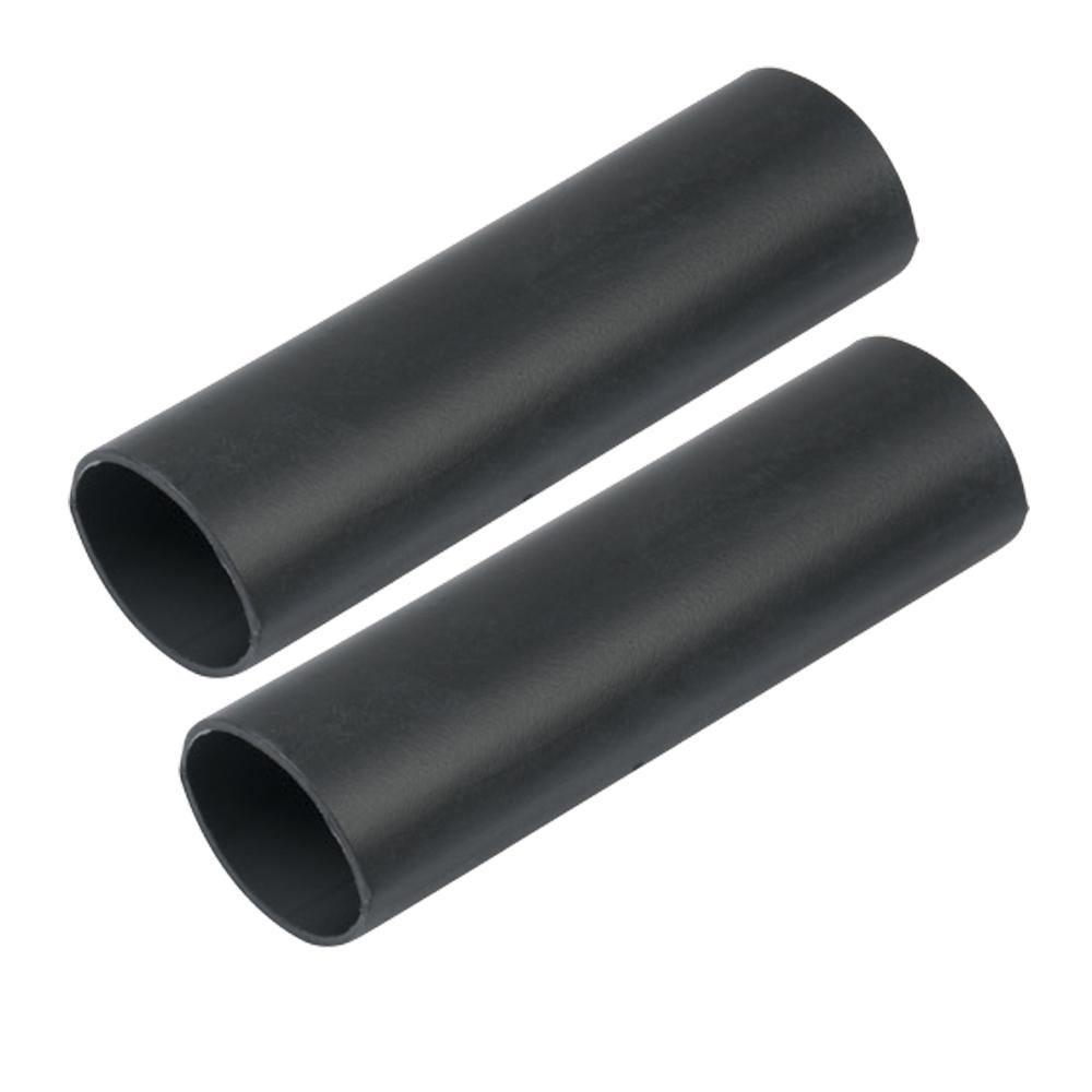 Ancor Heavy Wall Heat Shrink Tubing - 1" x 12" - 2-Pack - Black [327124] - Bulluna.com