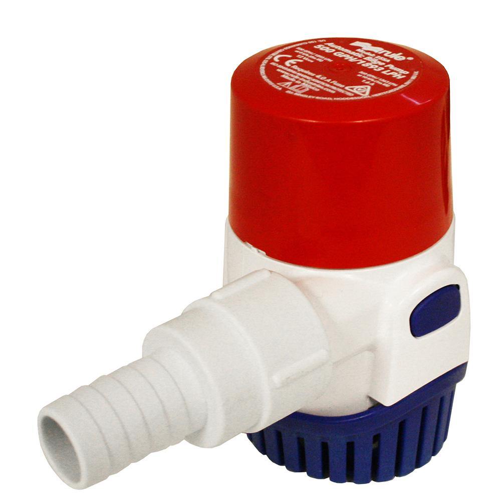 Rule 500GPH Electronic Sensing Bilge Pump - 24V [25SA-24] - Bulluna.com