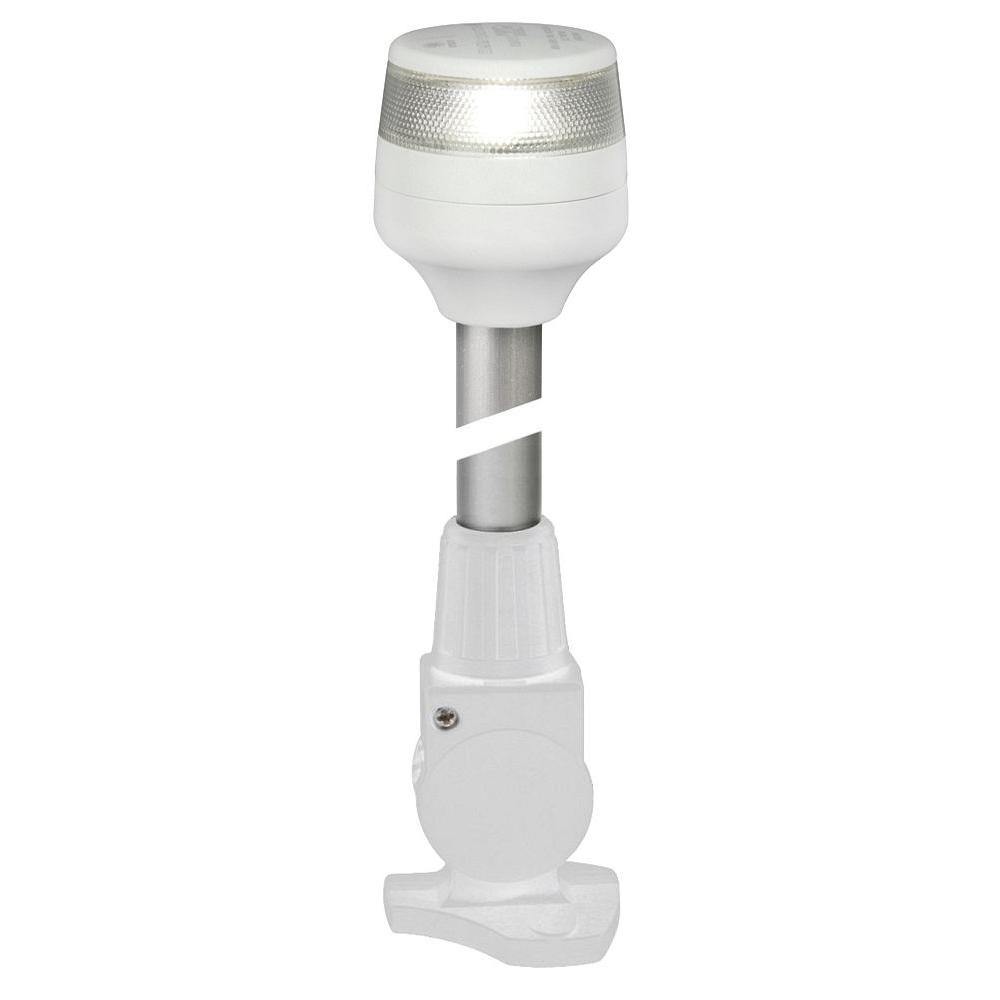 Hella Marine NaviLED 360 Compact All Round Lamp - 2nm - 12" Fold Down Base - White [980960311] - Bulluna.com