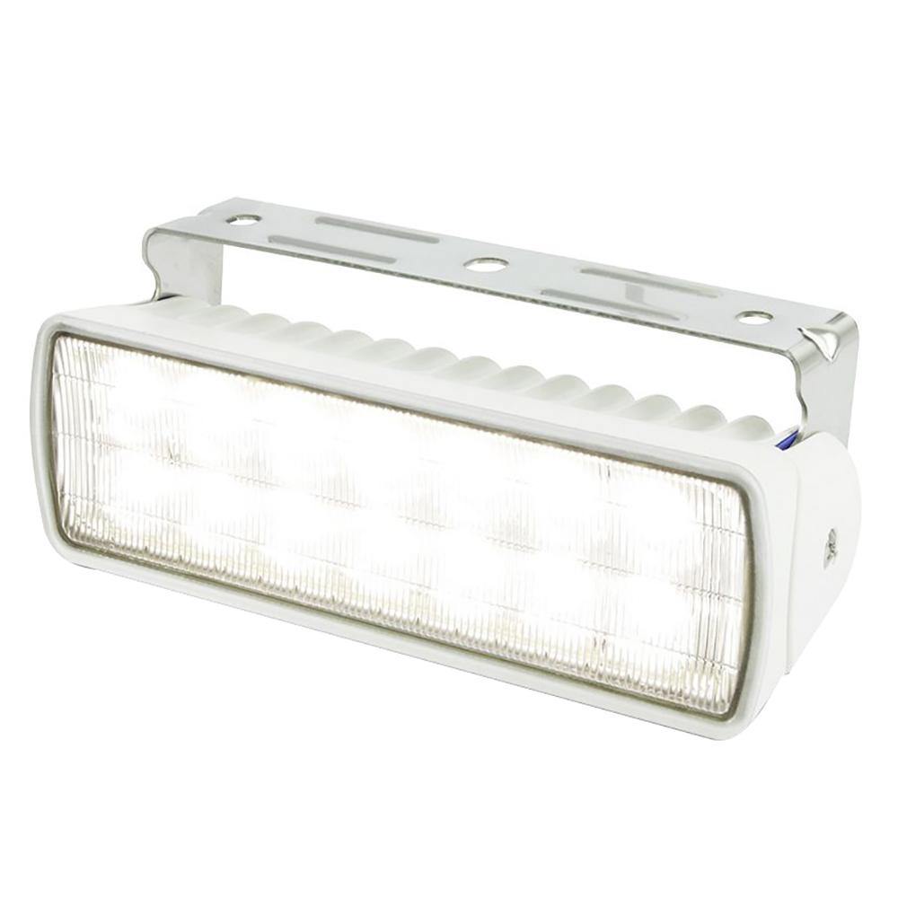 Hella Marine Sea Hawk-XLR LED Floodlight - White LED/White Housing [980740011] - Bulluna.com