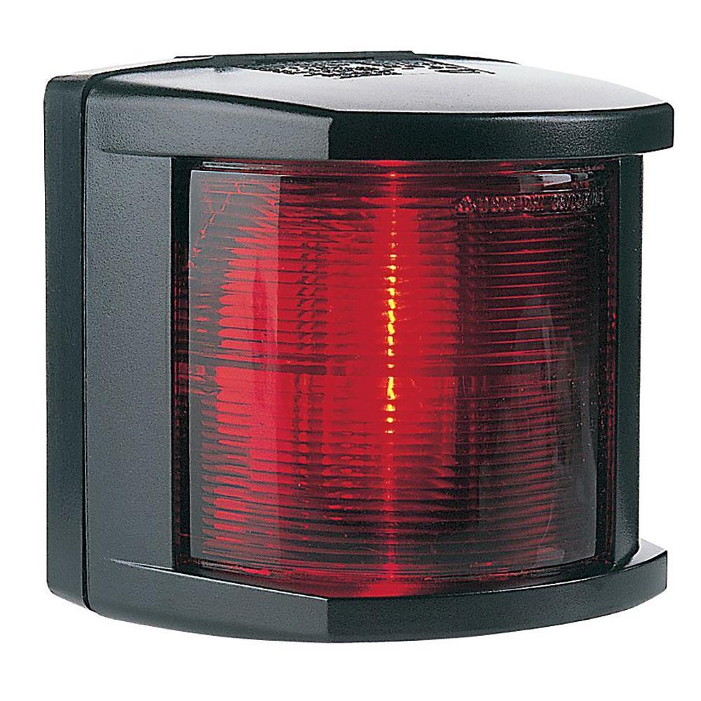 Hella Marine Port Navigation Light - Incandescent - 2nm - Black Housing - 12V [002984335] - Bulluna.com