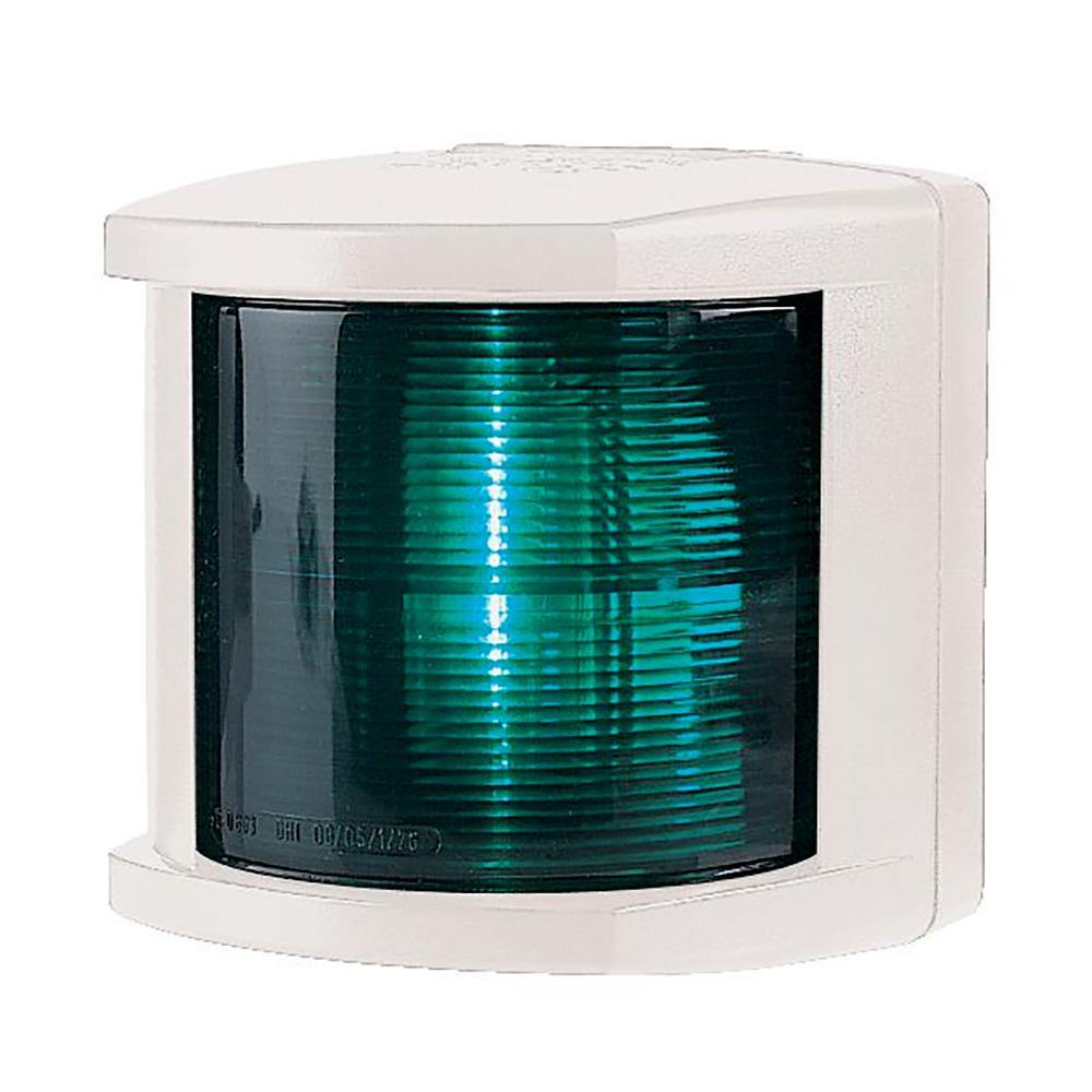 Hella Marine Starboard Navigation Light - Incandescent - 2nm - White Housing - 12V [002984395] - Bulluna.com