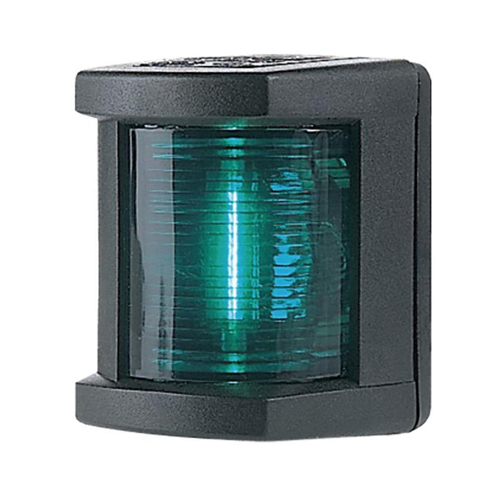 Hella Marine Starboard Navigation Lamp- Incandescent - 1nm - Black Housing - 12V [003562025] - Bulluna.com