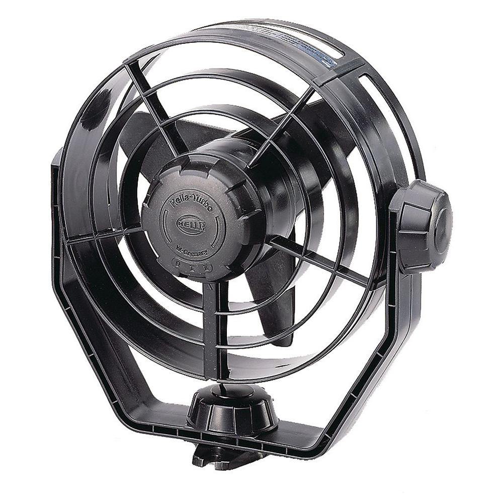 Hella Marine 2-Speed Turbo Fan - 12V - Black [003361002] - Bulluna.com