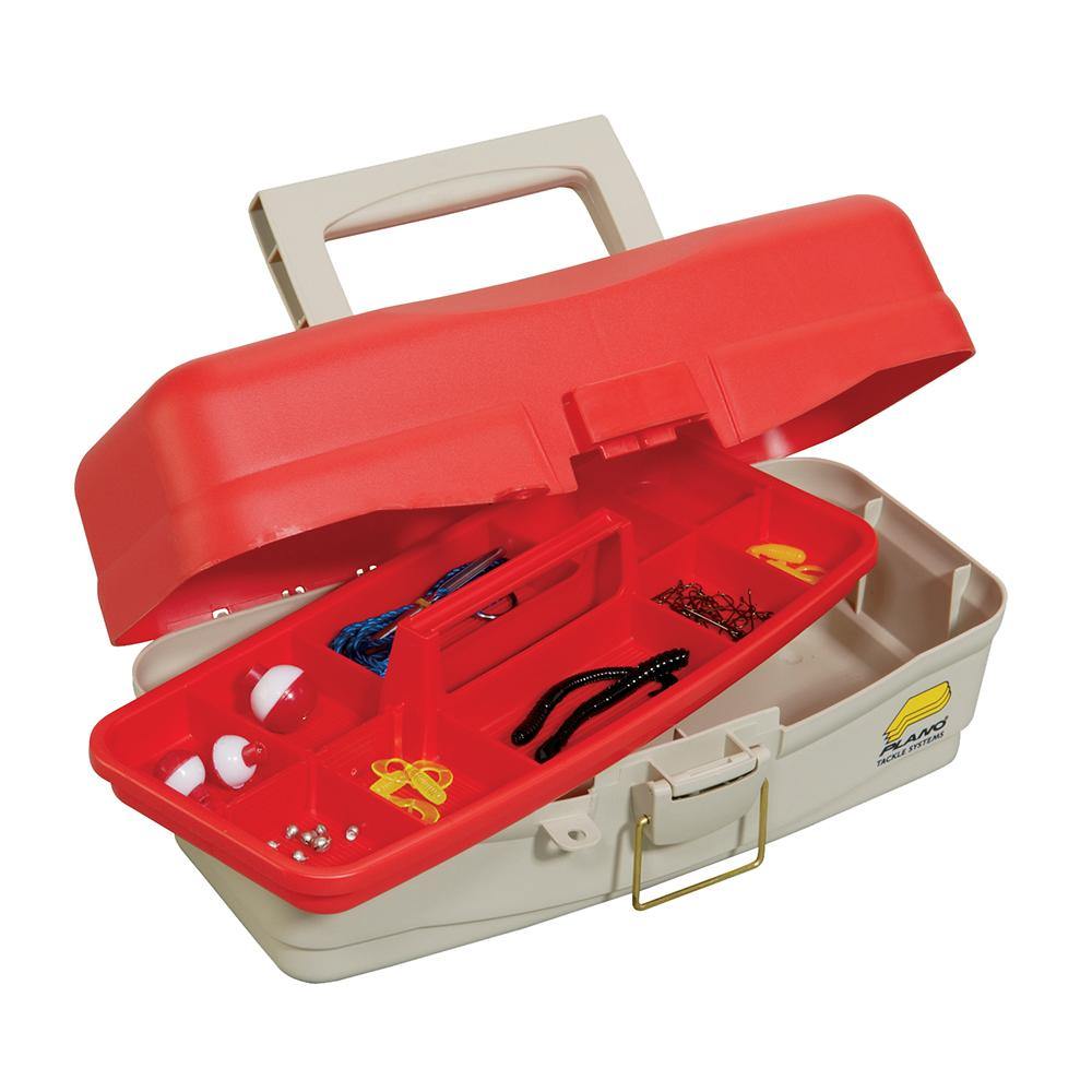 Plano Take Me Fishing Tackle Kit Box - Red/Beige [500000] - Bulluna.com