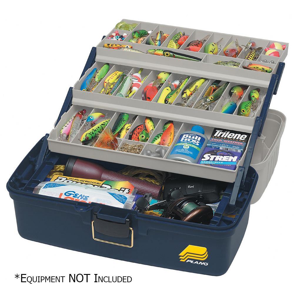 Plano Three-Tray Fixed Compartment Tackle Box - XL [613306] - Bulluna.com