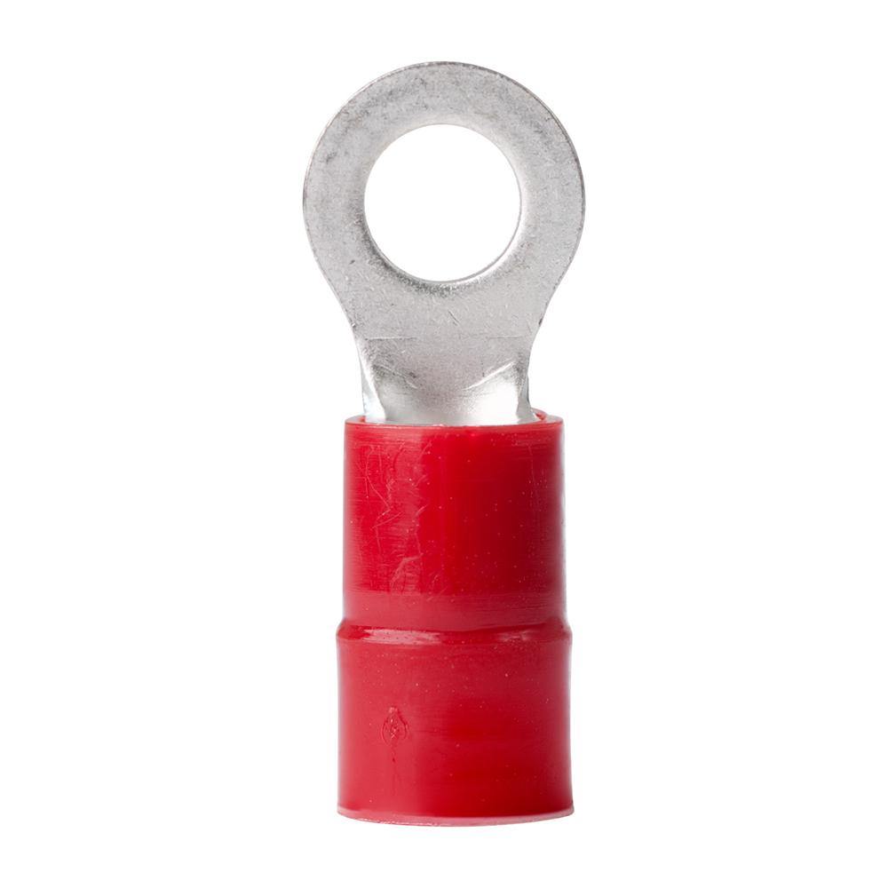 Ancor 8 AWG - 1/4" Nylon Ring Terminal - 100-Pack [222234] - Bulluna.com