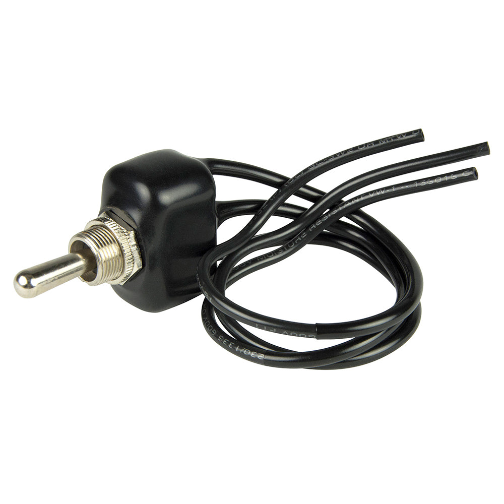 BEP SPST PVC Coated Toggle Switch - OFF/(ON) [1002003] - Bulluna.com