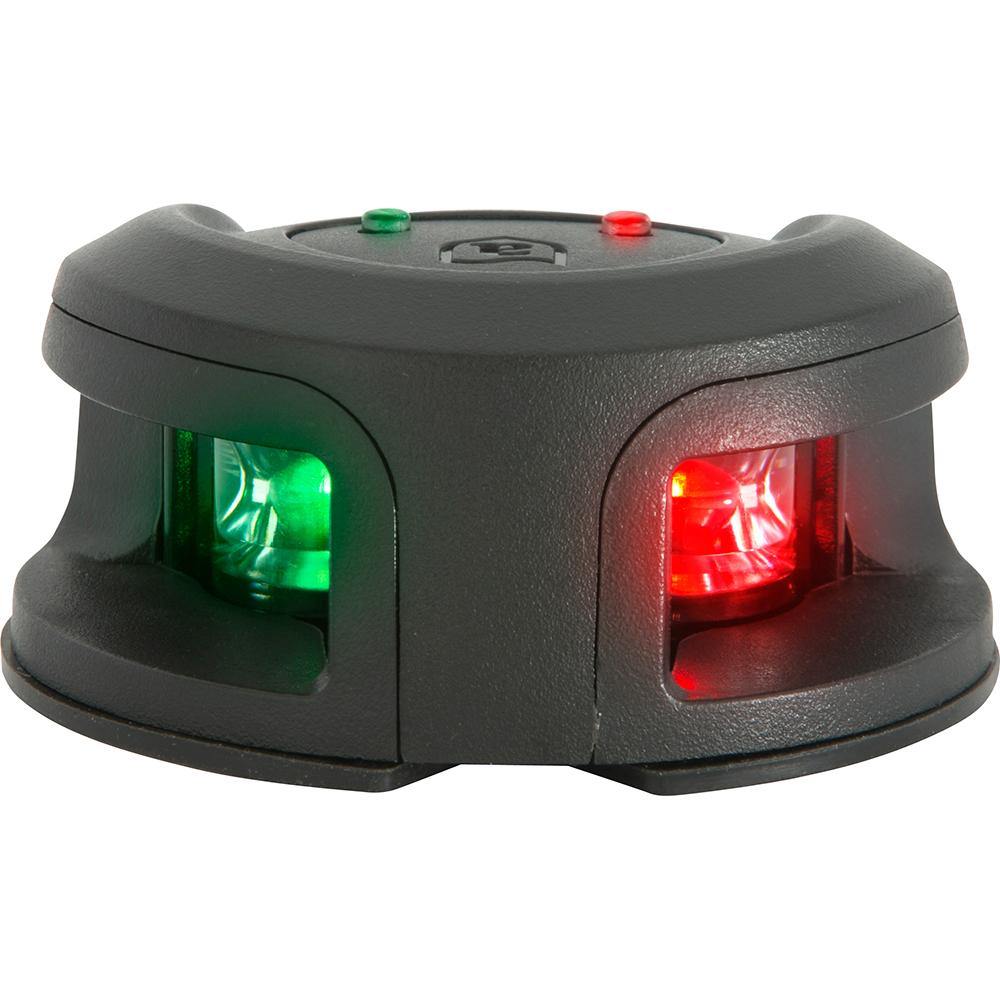 Attwood LightArmor Bow Mount Navigation Light - Composite Black - Bi-Color - 2NM [NV2002PB-7] - Bulluna.com