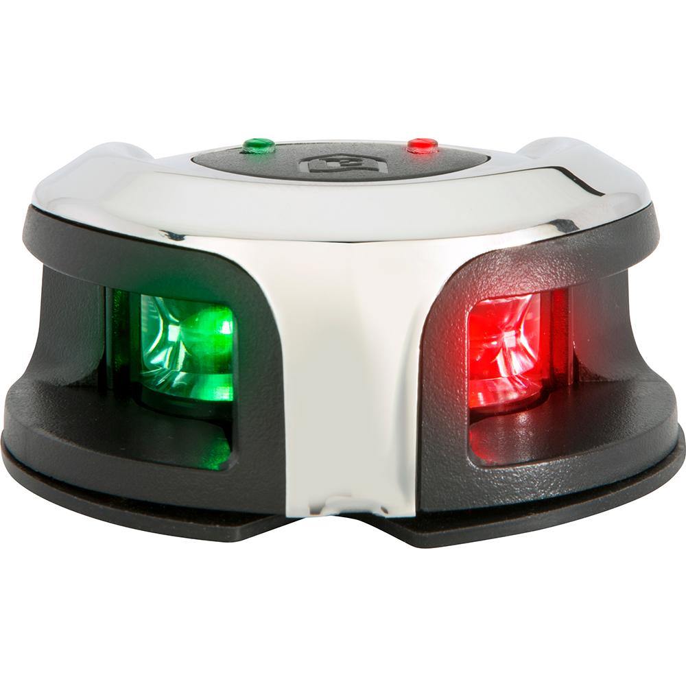 Attwood LightArmor Bow Mount Navigation Light - Stainless Steel - Bi-Color - 2NM [NV2002SS-7] - Bulluna.com