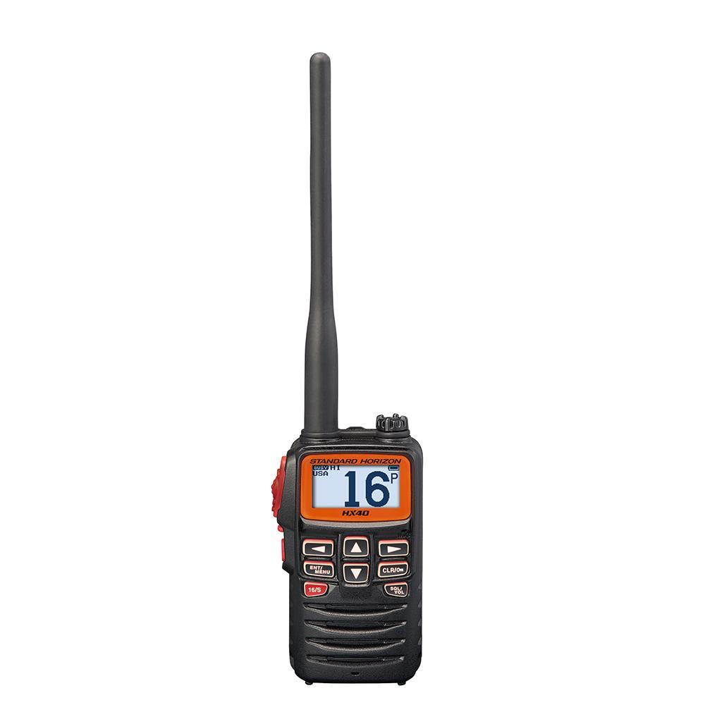 Standard Horizon HX40 Handheld 6W Ultra Compact Marine VHF Transceiver w/FM Band [HX40] - Bulluna.com