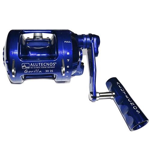 Alutecnos Albacore Gorilla 30 Two Speed Reel - Blue - Bulluna.com