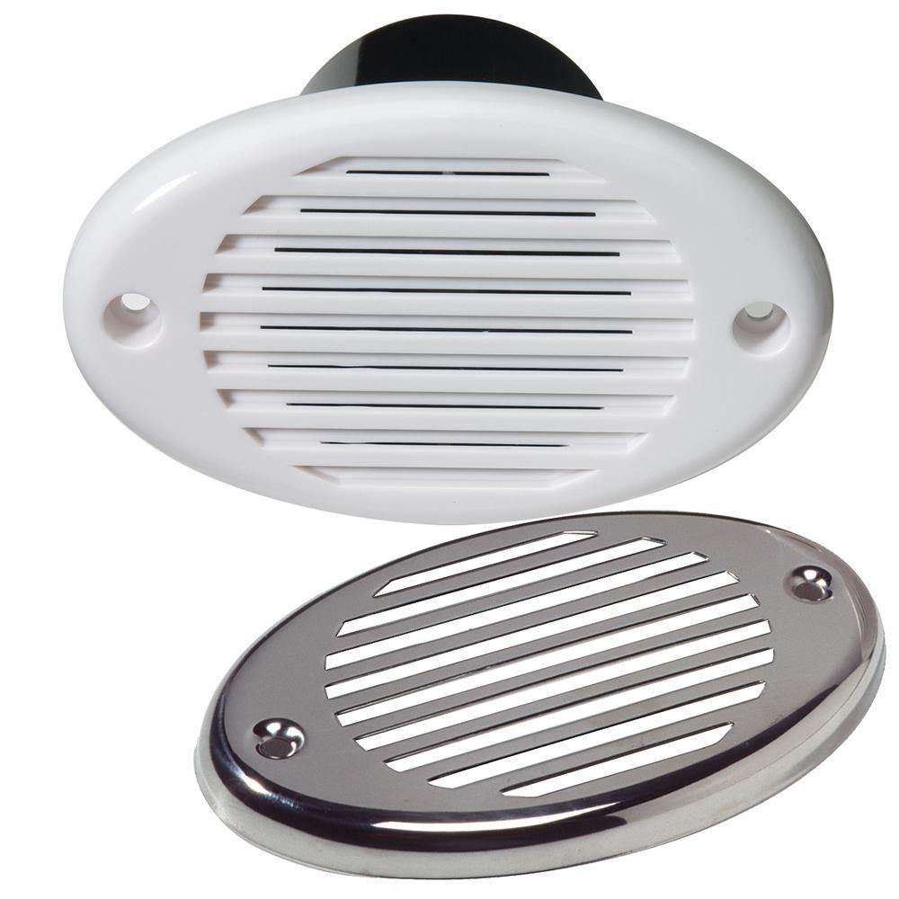 Innovative Lighting Marine Hidden Horn - White w/Stainless Steel Overlay [540-0101-7] - Bulluna.com