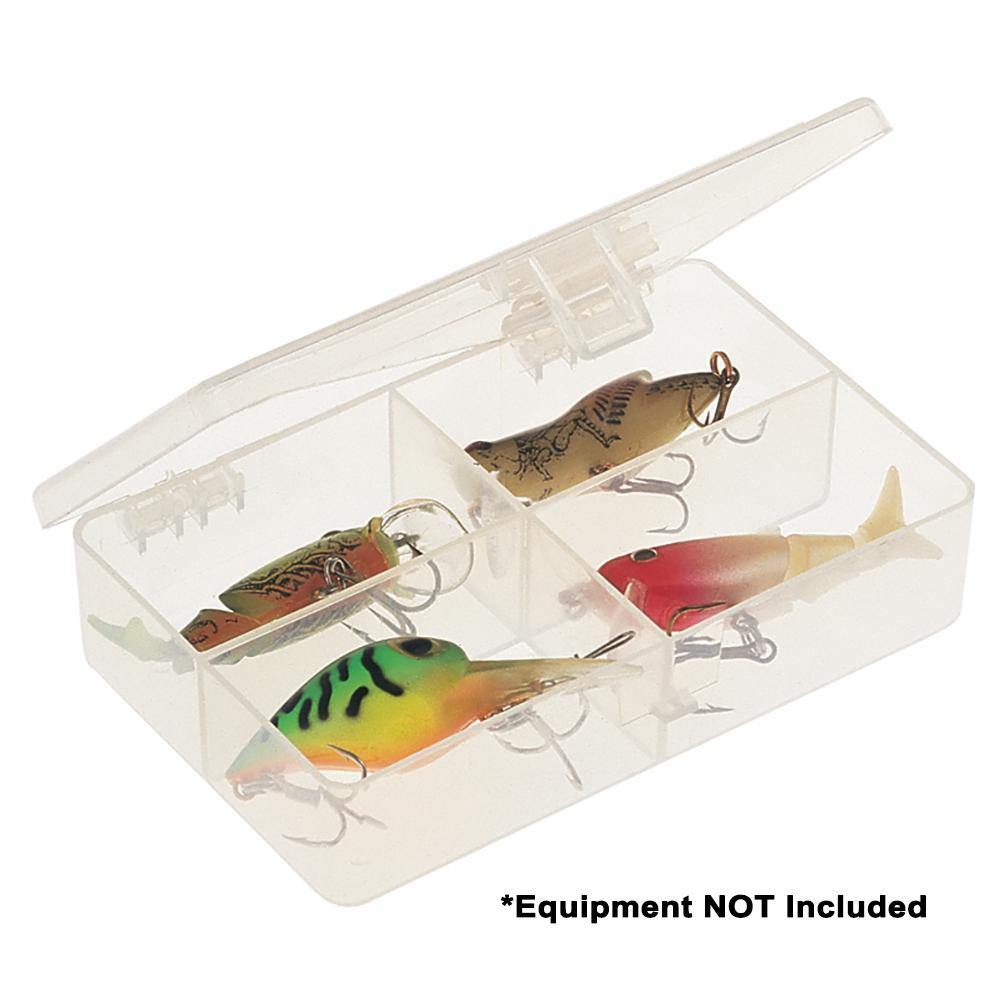 Plano Four-Compartment Tackle Organizer - Clear [344840] - Bulluna.com