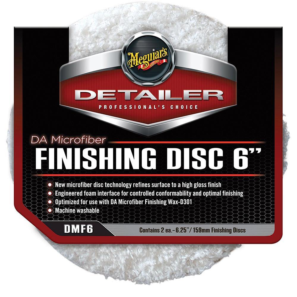 Meguiars DA Microfiber Finishing Disc - 6" - 2-Pack [DMF6] - Bulluna.com