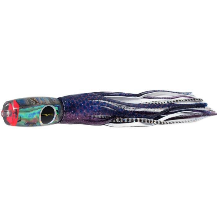 Black Bart Mini 1656 Flat Nose Medium Tackle Lure - Purple Blue Dot/White Black Dot - Bulluna.com