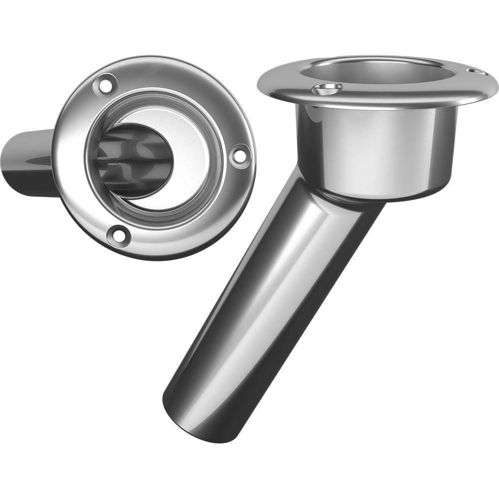 Mate Series Stainless Steel 30 Rod  Cup Holder - Open - Round Top [C1030ND] - Bulluna.com