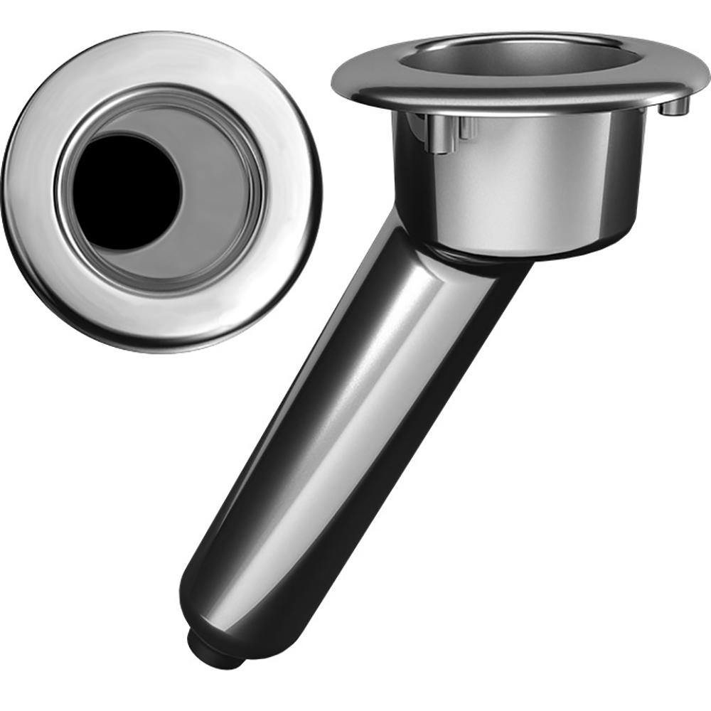 Mate Series Elite Screwless Stainless Steel 30 Rod  Cup Holder - Drain - Round Top [C1030DS] - Bulluna.com