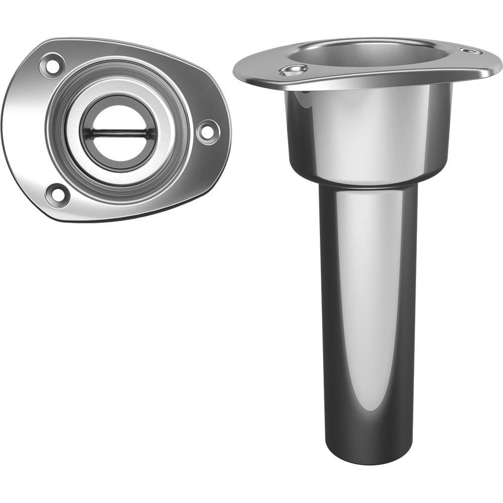 Mate Series Stainless Steel 0 Rod  Cup Holder - Open - Oval Top [C2000ND] - Bulluna.com