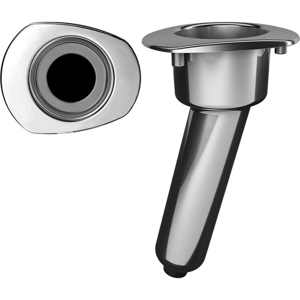 Mate Series Elite Screwless Stainless Steel 15 Rod  Cup Holder - Drain - Oval Top [C2015DS] - Bulluna.com