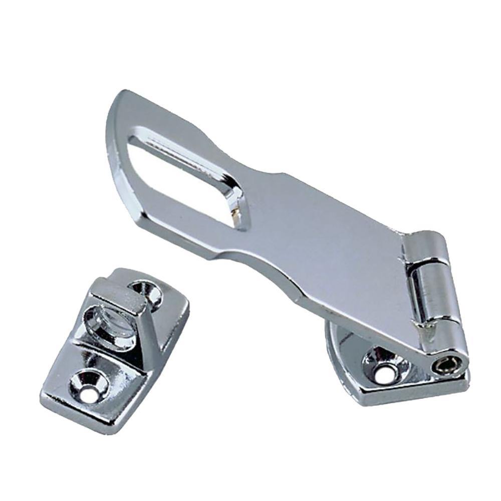 Perko Chrome Plated Zinc Hasp - 3" [1198DP2CHR] - Bulluna.com