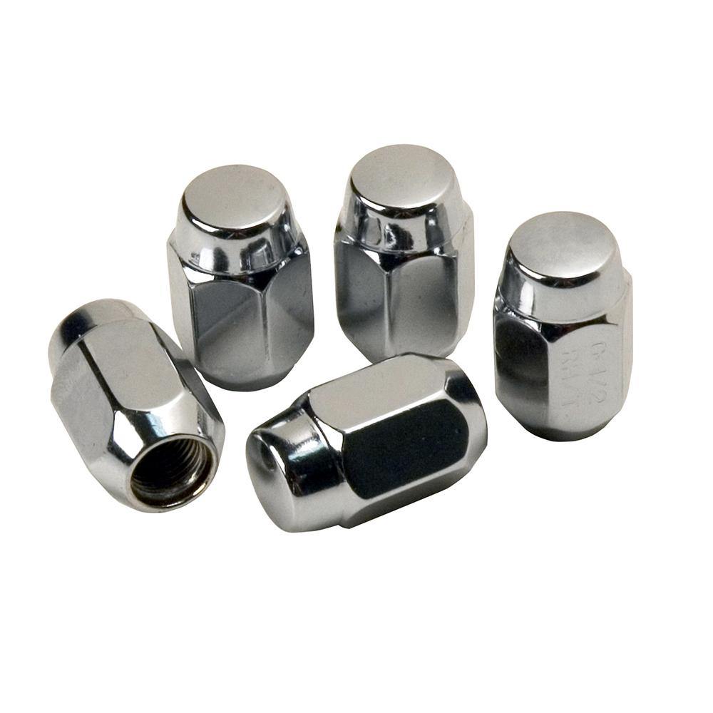 C.E. Smith Chrome Acorn Wheel Nuts - 1/2"-20 [16720A] - Bulluna.com