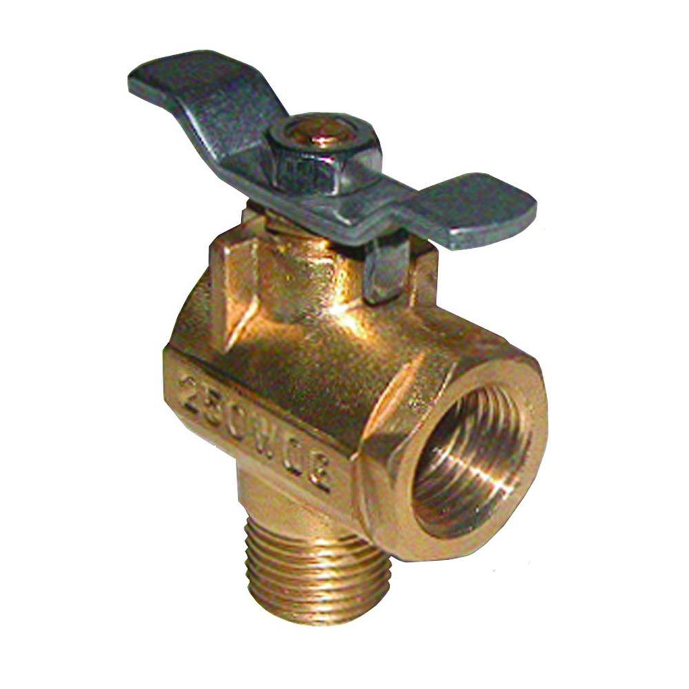 GROCO 1/2" NPT 90 Bronze Fuel Valve [FV-590] - Bulluna.com