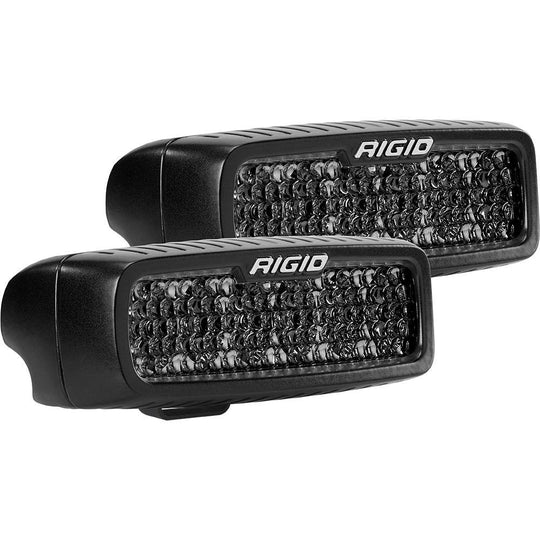 RIGID Industries SR-Q Series PRO Spot Diffused Midnight Surface Mount - Pair [905513BLK] - Bulluna.com