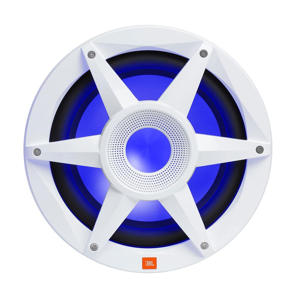 JBL 10" Marine RGB Passive Subwoofer - White Stadium Series [STADIUMMW1000AM] - Bulluna.com