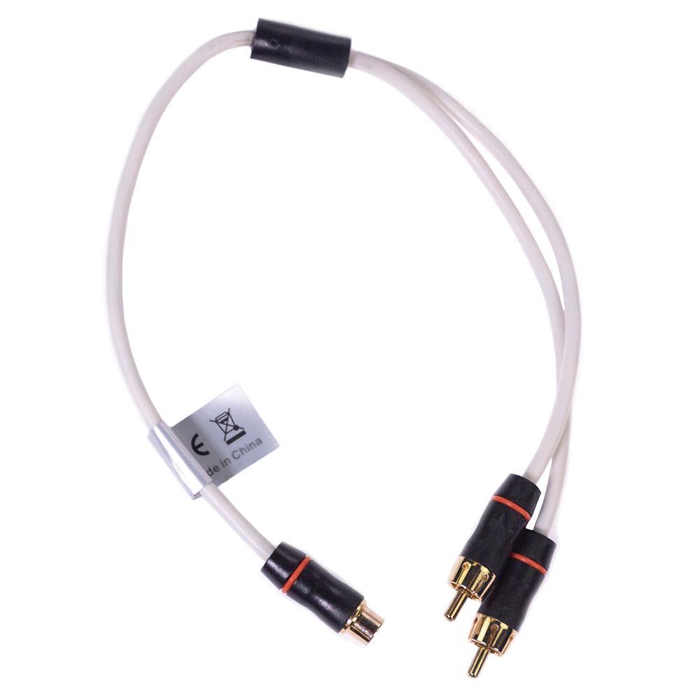 FUSION Performance RCA Cable Splitter - 1 Female to 2 Male - .9 [010-12621-00] - Bulluna.com