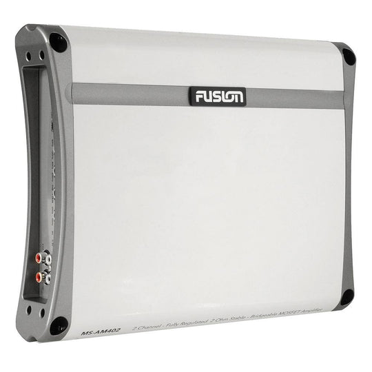 FUSION MS-AM402 2 Channel Marine Amplifier - 400W [010-01499-00] - Bulluna.com