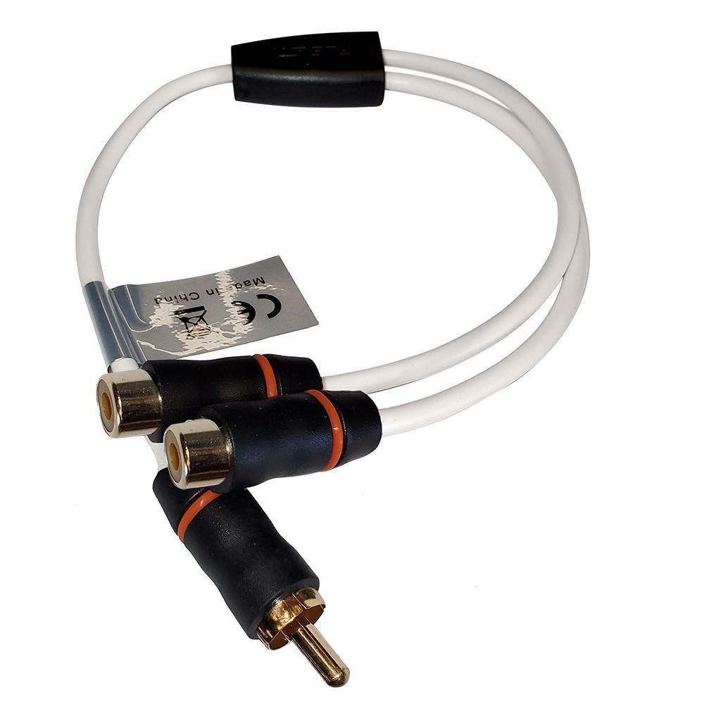 FUSION Standard RCA Cable Splitter - 1 Male to 2 Female - 1 [010-12896-00] - Bulluna.com