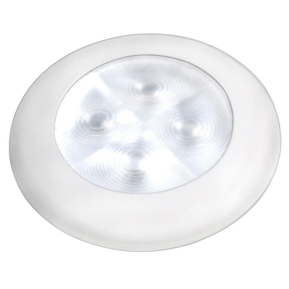 Hella Marine Courtesy Light - Warm White w/White Rim [980500741] - Bulluna.com